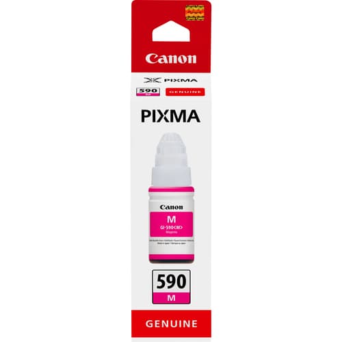 Canon GI 590 M - 70 ml - magenta - original - ink refill - for PIXMA G1500, G1501, G1510, G2500, G2501, G2510, G3500, G3501, G3510, G4410, G4500, G4511