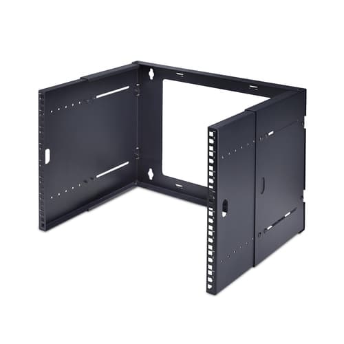2-Post 8U Wall Mounted Rack Adjustable