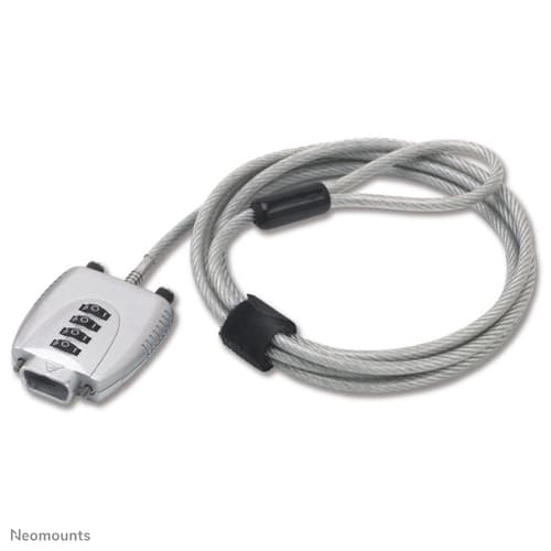 Neomounts NSVGALOCK VGA Security Lock - Security cable lock - silver - 2 m — view 1