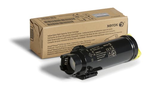 Xerox WorkCentre 6515 - Extra High Capacity - yellow - original - toner cartridge - for Phaser 6510, WorkCentre 6510, 6515 — view 1