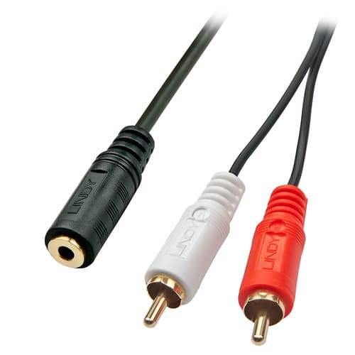 0.25MAVADAPTERCABLE-3.5MMFEMALETO2X