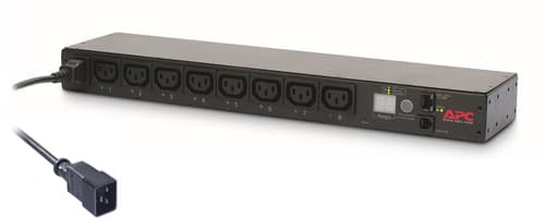APC Switched Rack PDU - Power distribution unit (rack-mountable) - AC 208-230 V - Ethernet, RS-232 - input: IEC 60320 C20 - output connectors: 8 (power IEC 60320 C13) - 1U - 2.4 m cord - for P/N: SMTL1000RMI2UC, SMX1000C, SMX1500RM2UC, SMX1500RM2UCNC, SMX750C, SMX750CNC