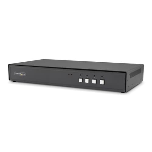 StarTech.com - KVM / audio / USB switch - 4 x KVM / audio / USB - 1 local user - desktop — view 12