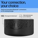 HP 965 - Keyboard and keypad set - 2-zone layout, separate numpad, low profile key travel, multi-device - compact - wireless - Bluetooth - QWERTY - UK - black thumbnail 6