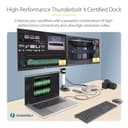 StarTech.com Thunderbolt 4 Multi-Display Docking Station, Quad/Triple/Dual Monitor Dock, 2x HDMI/2x DisplayPort, 7x USB Hub, 2.5 Gigabit Ethernet, 98W Power Delivery, for Windows/MacBook