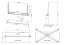 *Non Cancellable/Non Returnable (NCNR)* TABLESTAND TURN BL X LARGE 800X400 thumbnail 20
