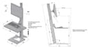*Non Cancellable/Non Returnable (NCNR)* M EASY STAND DESKTOP SILVER thumbnail 21