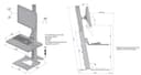 *Non Cancellable/Non Returnable (NCNR)* M EASY STAND DESKTOP SILVER thumbnail 23