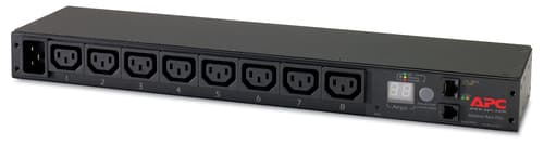 APC Metered Rack PDU AP7821B - Power distribution unit (rack-mountable) - AC 100-240 V - Ethernet 10/100 - input: IEC 60320 C20 - output connectors: 8 (power IEC 60320 C13) - 1U - 2.5 m cord - for P/N: SMTL1000RMI2UC, SMX1000C, SMX1500RM2UC, SMX1500RM2UCNC, SMX750C, SMX750CNC