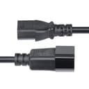 StarTech.com 4.5m Power Extension Cord, C14 to C13, 15A 250V, KEMA-KEUR - Power extension cable - IEC 60320 C14 to power IEC 60320 C13 - AC 250 V - 15 A - 4.6 m - molded - black thumbnail 4