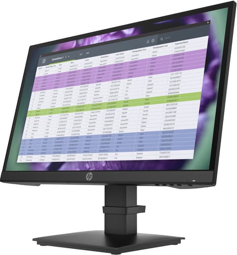 HP P22 G4 - P-Series - LED monitor - 22" (21.5" viewable) - 1920 x 1080 Full HD (1080p) @ 60 Hz - IPS - 250 cd/m� - 1000:1 - 5 ms - HDMI, VGA, DisplayPort - black — view 3