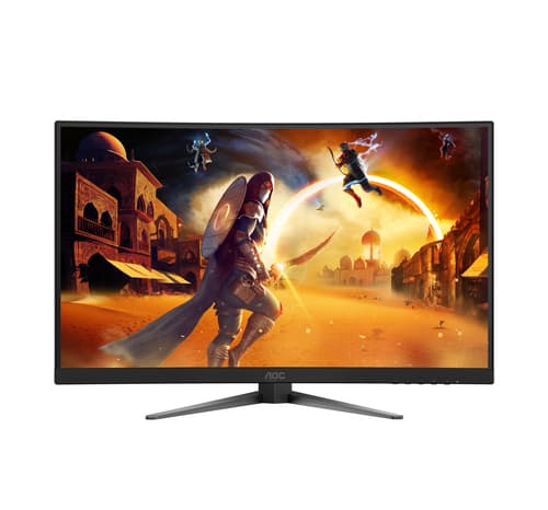 AOC Gaming C27G4Z2 - G4 Series - LED monitor - gaming - curved - 27" - 1920 x 1080 Full HD @ 260 Hz - VA - 300 cd/m� - 3000:1 - HDR10 - 0.3 ms - 2xHDMI, DisplayPort - black, red — view 8
