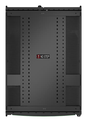 APC NetShelter SX - Rack cabinet - 1991H x 750W x 1070D mm, with sides - floor-standing - black - 42U - 19" - TAA Compliant — view 4