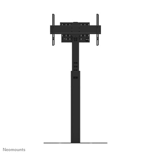 Neomounts MOVE Height Adjustable Display Stand - 37"" (93.98 cm) to 75"" (190.50 cm) Screen Support - 70 kg Load Capacity - 178.50 cm (70.28"") Height x 86.50 cm (34.06"") Width x 70 cm (27.56"") Depth - Floor - Steel - Black - For Display Screen - Lockable, Ventilated — view 13