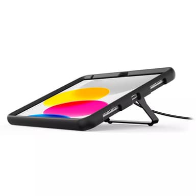 Compulocks iPad 10.9" 10th Gen Secured Kickstand - Bumper for tablet - kickstand - rubber - black - for Apple 10.9-inch iPad (10th generation)