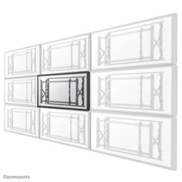Neomounts LED-VW1750BLACK - Bracket - for LCD display - black - wall-mountable