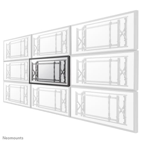 Neomounts LED-VW1750BLACK - Bracket - for LCD display - black - wall-mountable — view 1