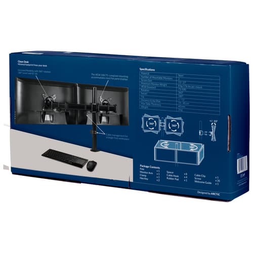 ARCTIC Z2 BASIC DUAL MONITOR ARM — view 10