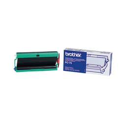 Brother PC75 - Black - print ribbon cassette - for FAX-T102, T104, T106