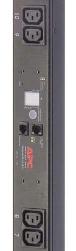 APC Metered Rack PDU AP7850B - Power distribution unit (rack-mountable) - AC 230 V - input: IEC 60320 C14 - output connectors: 16 (power IEC 60320 C13) - 0U - 3.05 m cord - for P/N: SMTL750RMI2UC, SMX1000C, SMX1500RM2UC, SMX1500RM2UCNC, SMX750C, SMX750CNC