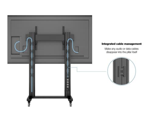 *Non Cancellable/Non Returnable (NCNR)* STAND 180 DUAL PILLAR WHEELBASE BL — view 22