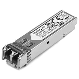 StarTech.com Cisco GLC-SX-MM-RGD Compatible SFP Module, 1000BASE-SX, 1GbE Multimode Fiber MMF Optic Transceiver, LC Connector, 550m, 850nm, DDM, Cisco ASR920, IE2000 IE4000, 1GE Mini GBIC - Lifetime Warranty (GLCSXMMRGDST) - SFP (mini-GBIC) transceiver module (equivalent to: Cisco GLC-SX-MM-RGD) - 1GbE - 1000Base-SX - LC multi-mode - up to 550 m - 850 nm