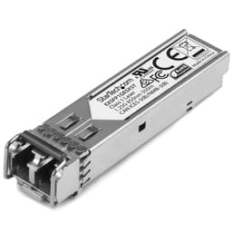 StarTech.com Juniper EX-SFP-1GE-LX Compatible SFP Module, 1000BASE-LX, 1GbE Single Mode (SMF) Fiber Optic Transceiver, 1GE Gigabit Ethernet SFP, LC Connector, 10km, 1310nm, DDM, Mini GBIC - Lifetime Warranty (EXSFP1GELXST) - SFP (mini-GBIC) transceiver module (equivalent to: Juniper EX-SFP-1GE-LX) - 1GbE - 1000Base-LX - LC single-mode - up to 10 km - 1310 nm