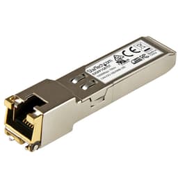 StarTech.com Juniper EX-SFP-1GE-T Compatible SFP Module, 1000BASE-T, SFP to RJ45 Cat6/Cat5e, 1GE Gigabit Ethernet SFP, RJ-45 (Copper) 100m, 1Gbps/1000Mbps Mini GBIC Transceiver SFP Module - Lifetime Warranty (EXSFP1GETST) - SFP (mini-GBIC) transceiver module (equivalent to: Juniper EX-SFP-1GE-T) - 1GbE - 1000Base-T - RJ-45 - up to 100 m