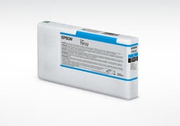 Epson Ink Cartridges, Ultrachrome HDR, T9132, Singlepack, 1 x 200.0 ml Cyan, Standard