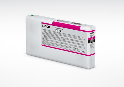 Epson Ink Cartridges, Ultrachrome HDR, T9133, Singlepack, 1 x 200.0 ml Vivid Magenta, Standard — view 1