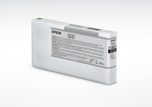 Epson Ink Cartridges, Ultrachrome HDR, T9137, Singlepack, 1 x 200.0 ml Light Black, Standard