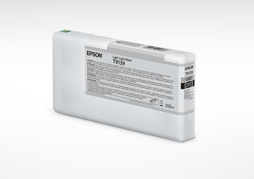 Epson Ink Cartridges, Ultrachrome HDR, T9139, Singlepack, 1 x 200.0 ml Light Light Black, Standard — view 1