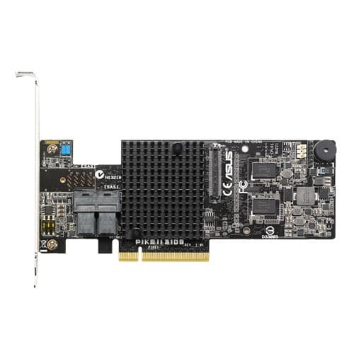 ASUS PIKE II 3108-8i/16PD - Storage controller (RAID) - 8 Channel - SATA 6Gb/s / SAS 12Gb/s - low profile - RAID 0, 1, 5, 6, 10, 50, 60 - PCIe 3.0 x8 — view 1