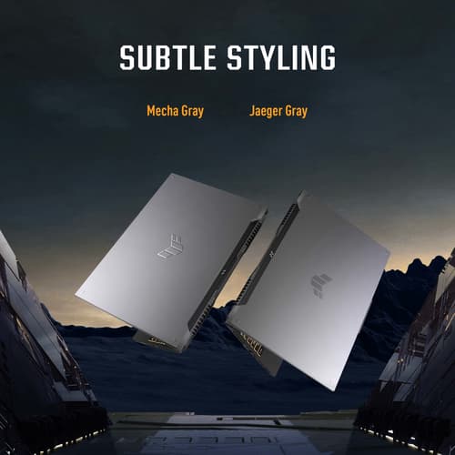 ASUS TUF Gaming F16 FX607VU-RL033W - Intel Core i7 - 13620H / up to 4.9 GHz - Win 11 Home - GeForce RTX 4050 - 16 GB RAM - 512 GB SSD NVMe - 16" 1920 x 1200 @ 144 Hz - Gigabit Ethernet - Wi-Fi 6, Bluetooth - mecha grey — view 13