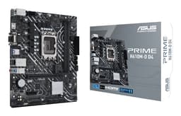 ASUS PRIME H610M-D D4 - Motherboard - micro ATX - LGA1700 Socket - H610 Chipset - USB 3.2 Gen 1 - Gigabit LAN - onboard graphics (CPU required) - HD Audio (8-channel)