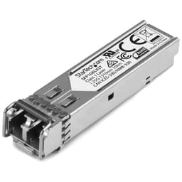 StarTech.com Juniper SFP-1GE-LX Compatible SFP Module, 1000BASE-LX, 1GbE Single Mode (SMF) Fiber SMF Optic Transceiver, 1GE Gigabit Ethernet SFP, LC Connector, 10km, 1310nm, DDM, Mini GBIC - Lifetime Warranty (SFP1GELXST) - SFP (mini-GBIC) transceiver module (equivalent to: Juniper EX-SFP-1GE-LX) - 1GbE - 1000Base-LX - LC single-mode - up to 10 km - 1310 nm