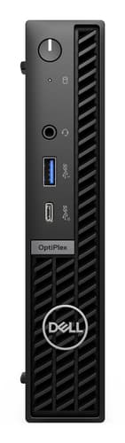 Dell OptiPlex 7020 (version 2024) - Micro Core i5 i5-14500T / up to 4.8 GHz - RAM 16 GB - SSD 512 GB - NVMe, Class 35 - UHD Graphics 770 - Gigabit Ethernet, Bluetooth, IEEE 802.11ax (Wi-Fi 6E) - Win 11 Pro - monitor: none - black - BTS - with 1 Year Basic Onsite (AT, DE - 2 Years)