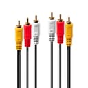 15M PREMIUM AV CABLE 3XPHONO MALE TO thumbnail 1