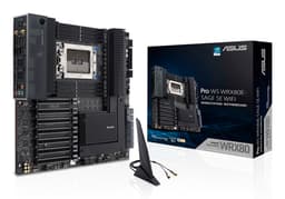 ASUS Pro WS WRX80E-SAGE SE WIFI II - Motherboard - extended ATX / SSI EEB - Socket sWRX8 - AMD WRX80 Chipset - USB-C 3.2 Gen 2x2, USB-C 3.2 Gen2, USB 3.2 Gen 2, USB 3.2 Gen 1 - 2 x 10 Gigabit LAN, Wi-Fi 6E, Bluetooth - HD Audio (8-channel)