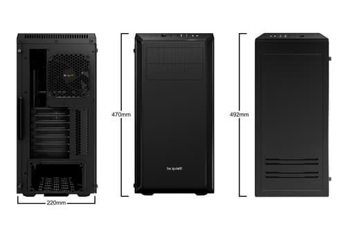 PURE BASE 600 GAMING CASE BLACK — view 5