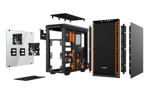 PURE BASE 600 GAMING CASE ORANGE — view 4