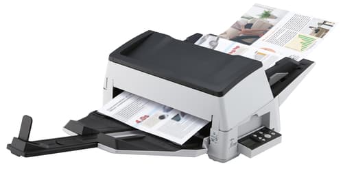 Ricoh fi-7600 fi7600 fi 7600 100ppm / 200ipm A3 ADF duplex document scanner. Includes PaperStream IP, PaperStream Capture, ScanSnap Manager for fi-series, 2D Barcode module for PaperStream and 12 months On-Site Next Business Day warranty.