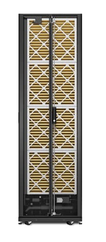 APC InRow RC - Rack air-conditioning cooling system chilled water - 460 - 480 V - black - 42U — view 5