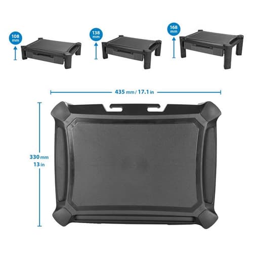Height Adjustable Monitor Riser with Drawer — view 8