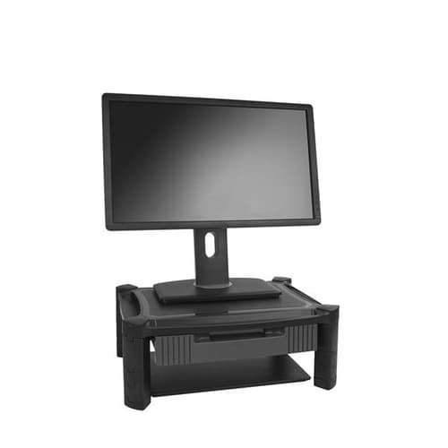 Height Adjustable Monitor Riser with Drawer — view 3