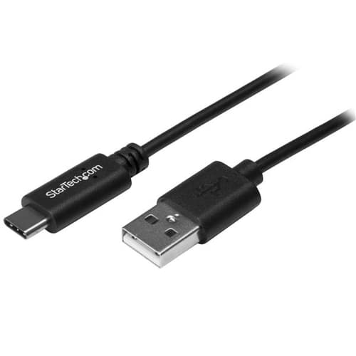 StarTech.com USB C to USB Cable - 6 ft / 2m - USB A to C - USB 2.0 Cable - USB Adapter Cable - USB Type C - USB-C Cable (USB2AC2M) - USB cable - 24 pin USB-C (M) to USB (M) - USB 2.0 - 2 m - black - for P/N: HB30C1A1CPD, HB30C3A1CFBW, HB30C3AGEPD, HB30C3APDW, HB30C4ABW, ST4200MINIC