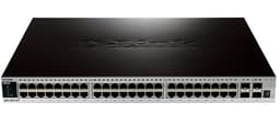 D-Link xStack 48-port 10/100/1000 Layer 2+ Stackable Managed Gigabit Switch plus 4 10GE SFP+