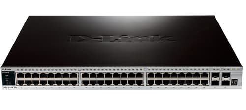 D-Link xStack 48-port 10/100/1000 Layer 2+ Stackable Managed Gigabit Switch plus 4 10GE SFP+