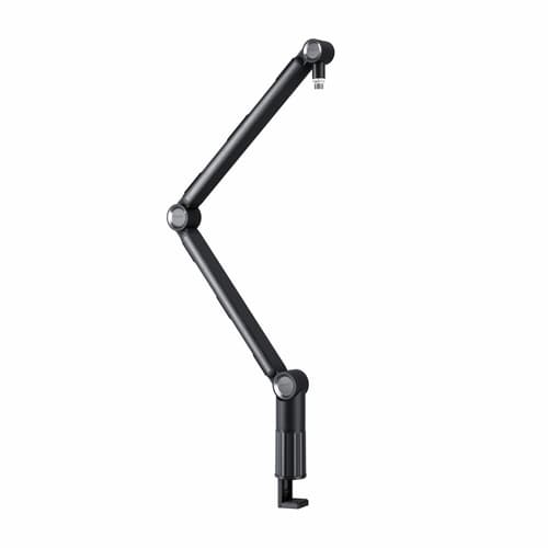 CHERRY XTRFY Ngale Boom Arm - Mounting kit (boom arm, c-clamp / grommet mount, thread adapter 3/8" - 5/8") - adjustable arm - for microphone - aluminium - black - desk-mountable