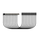 Kensington - USB cable - 24 pin USB-C (M) to 24 pin USB-C (M) angled - USB 2.0 - 3 A - 3.5 m - black (pack of 10) thumbnail 1